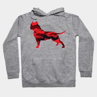 american bully red camouflage Hoodie